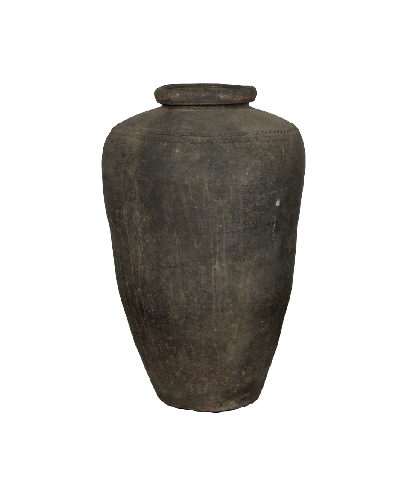 Vintage Grain Pot from India made of Clay