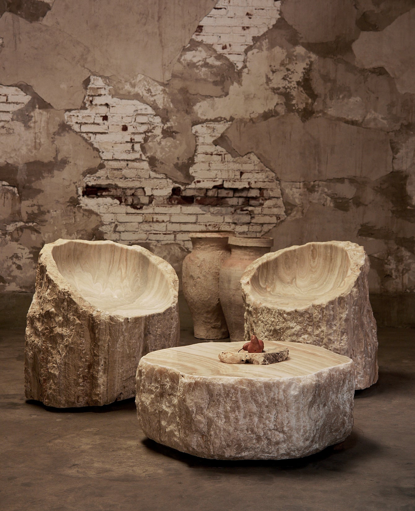Designed Onyx Coffee Table - Slab from Indonesia made of Onyx