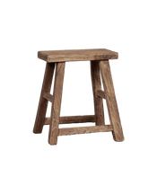 Elm Wood Stool - Natural