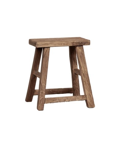 Designed Elm Wood Stool - Natural from China made of Wood