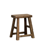 Elm Wood Stool - Natural