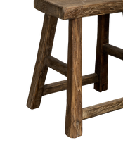 Elm Wood Stool - Natural