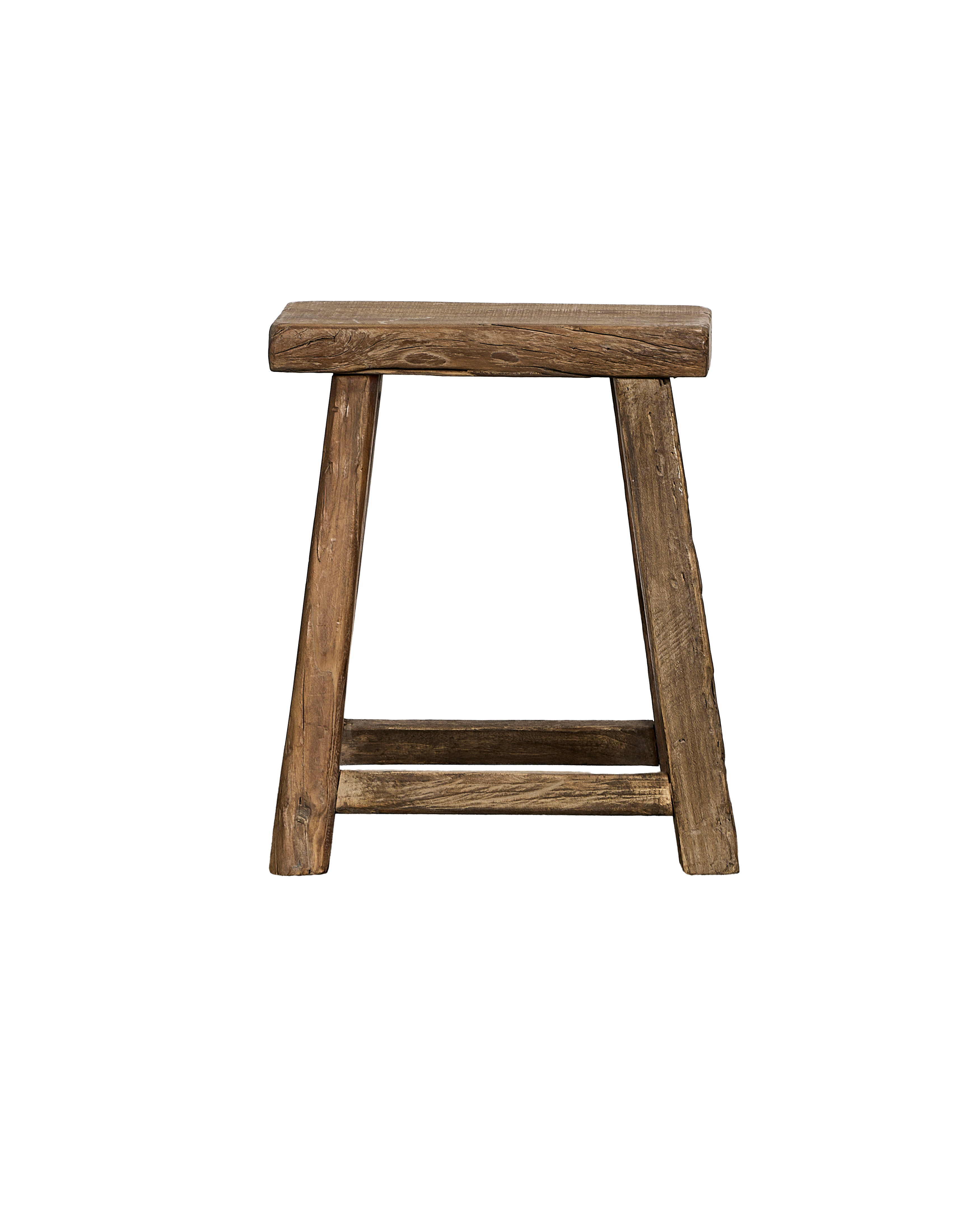 Elm Wood Stool - Natural