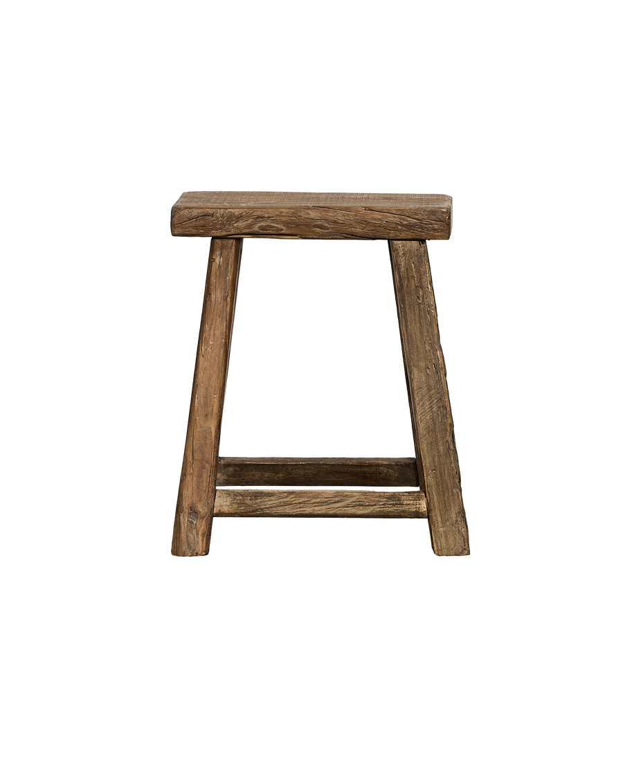 Elm Wood Stool - Natural