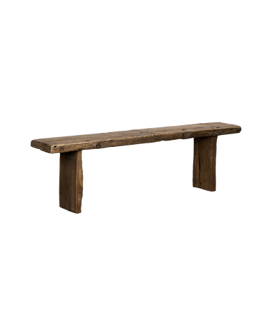 Chunky Elm Bench - Natural