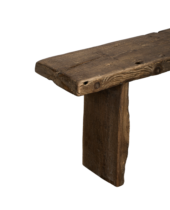 Chunky Elm Bench - Natural