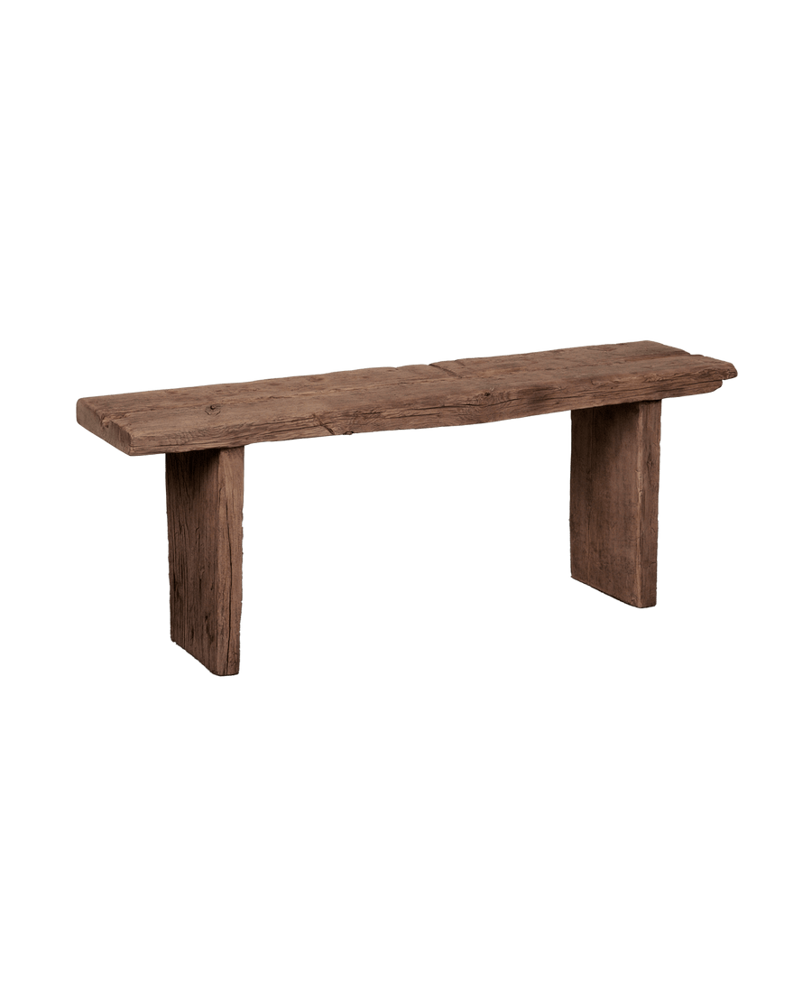 Reclaimed Chunky Elm Bench - Natural from China made of Wood