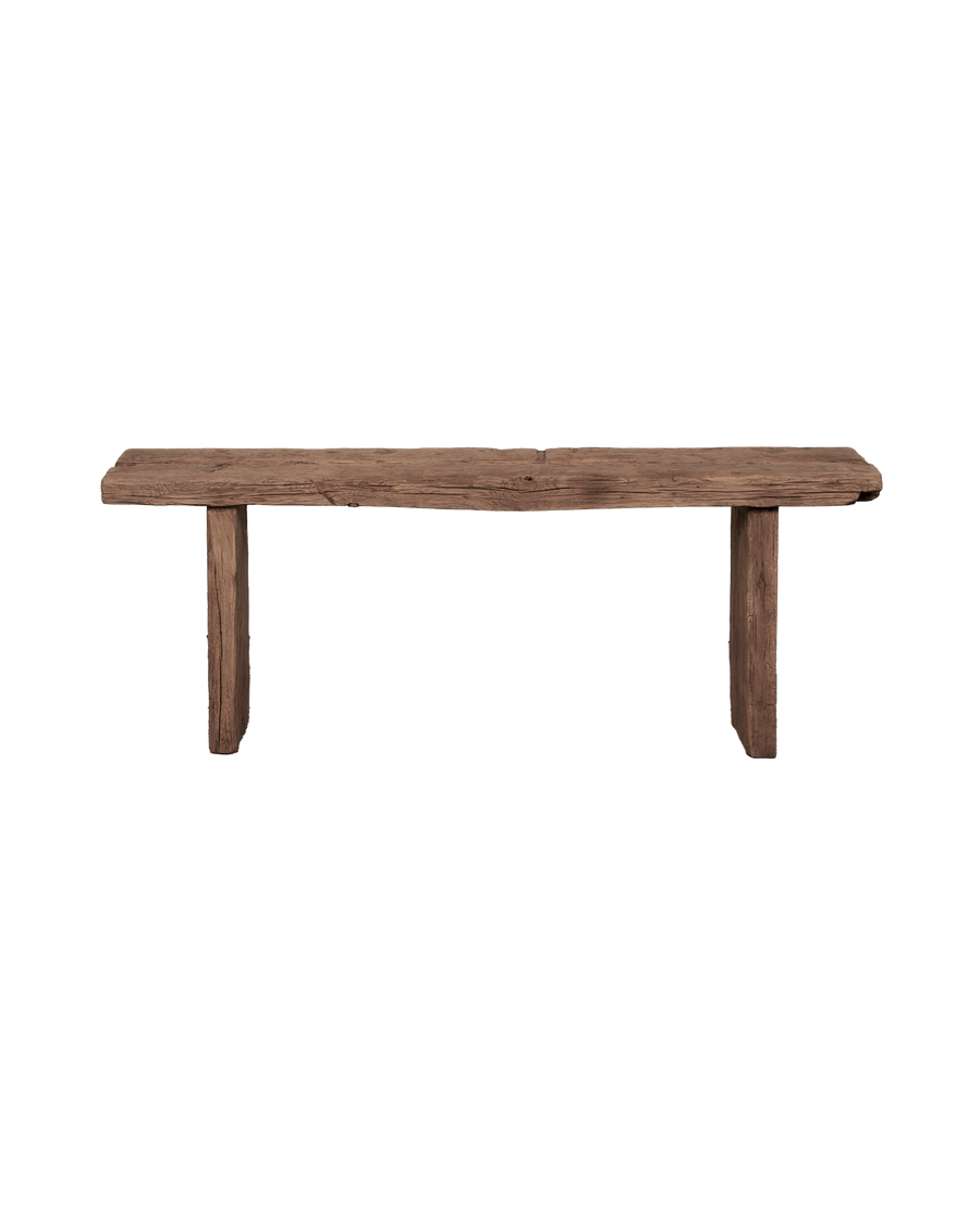 Reclaimed Chunky Elm Bench - Natural from China made of Wood