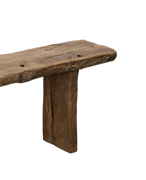Chunky Elm Bench - Natural