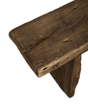 Chunky Elm Bench - Natural