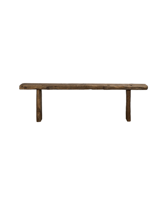 Chunky Elm Bench - Natural