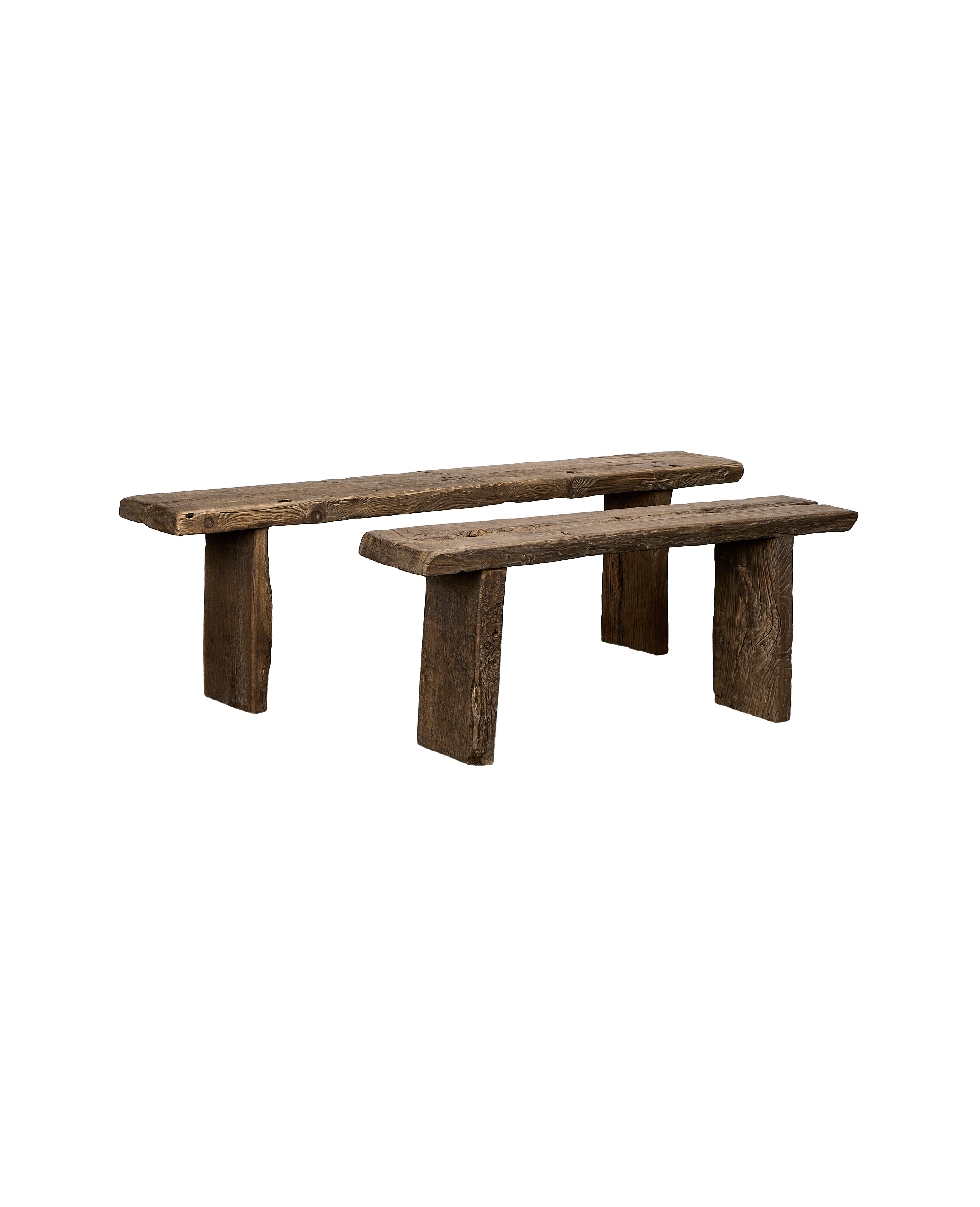 Chunky Elm Bench - Natural