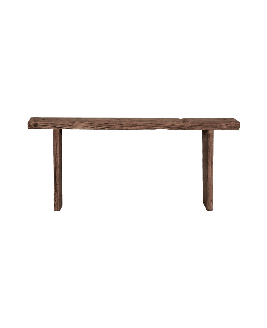 Reclaimed Chunky Elm Console - Natural from China made of Wood