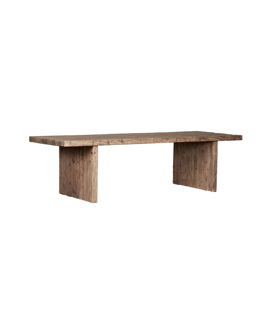 Reclaimed Elm Dining Table - Natural from China made of Wood