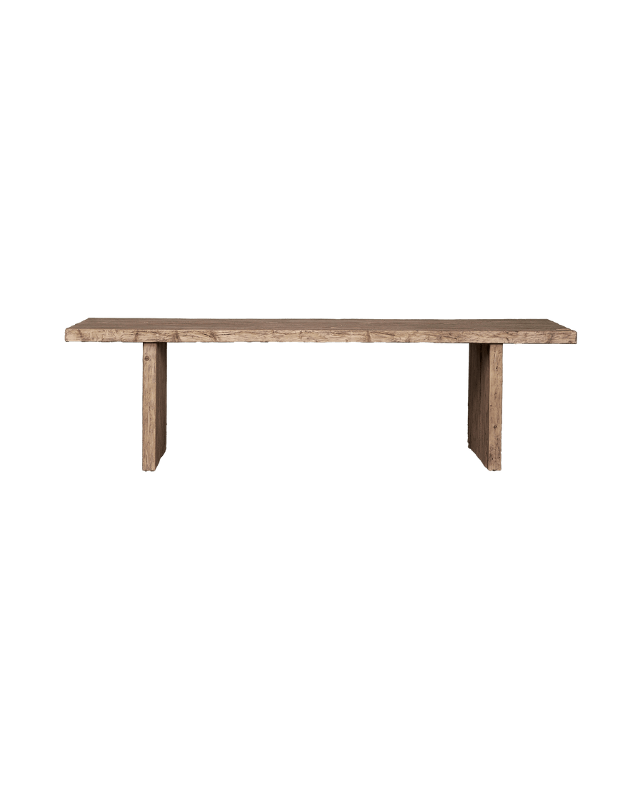 Reclaimed Elm Dining Table - Natural from China made of Wood