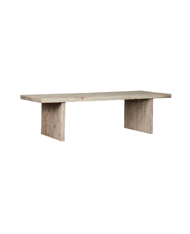 Designed Elm Dining Table - Bleached from China made of Wood