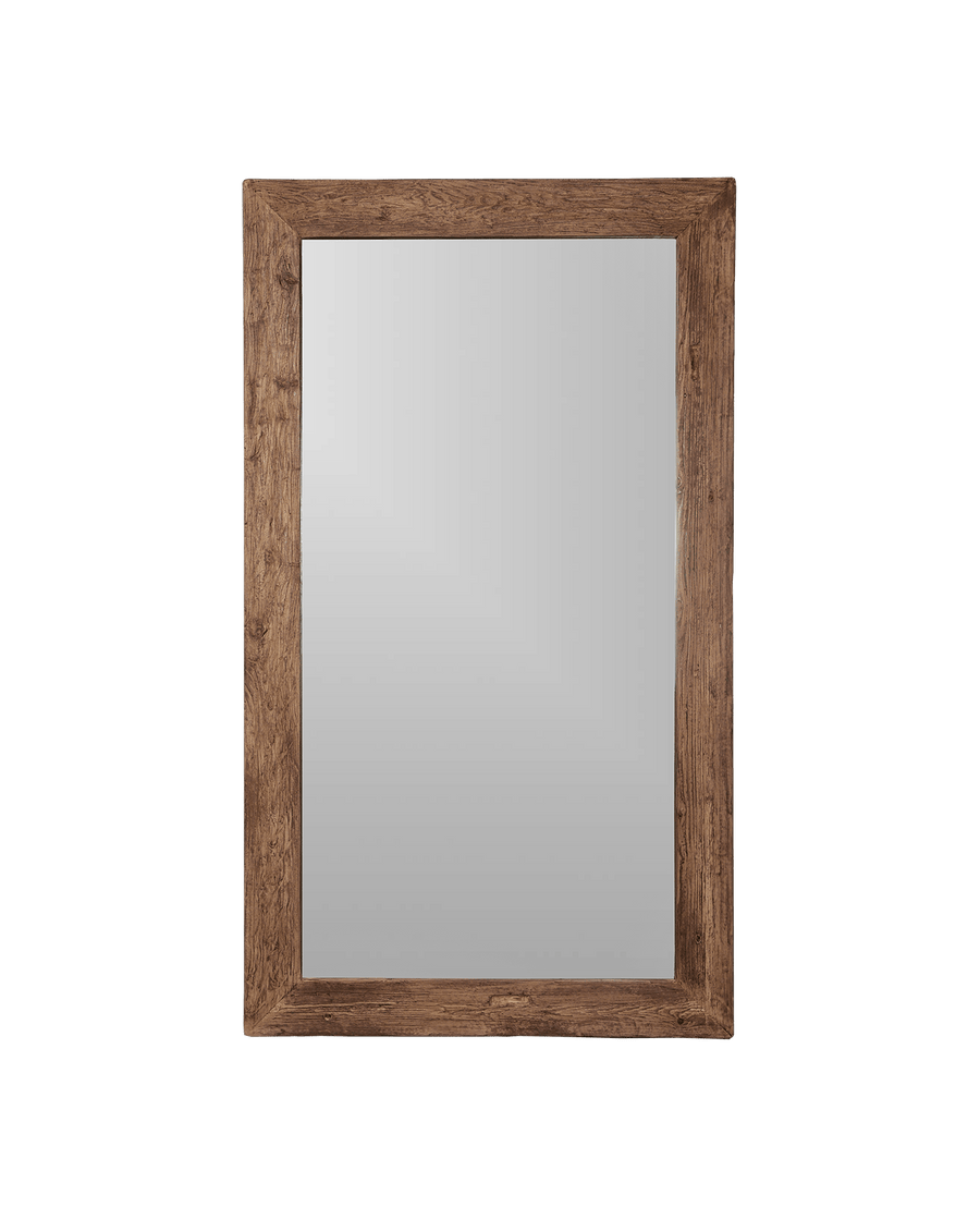 Reclaimed Elm Mirror - Natural from China made of Wood