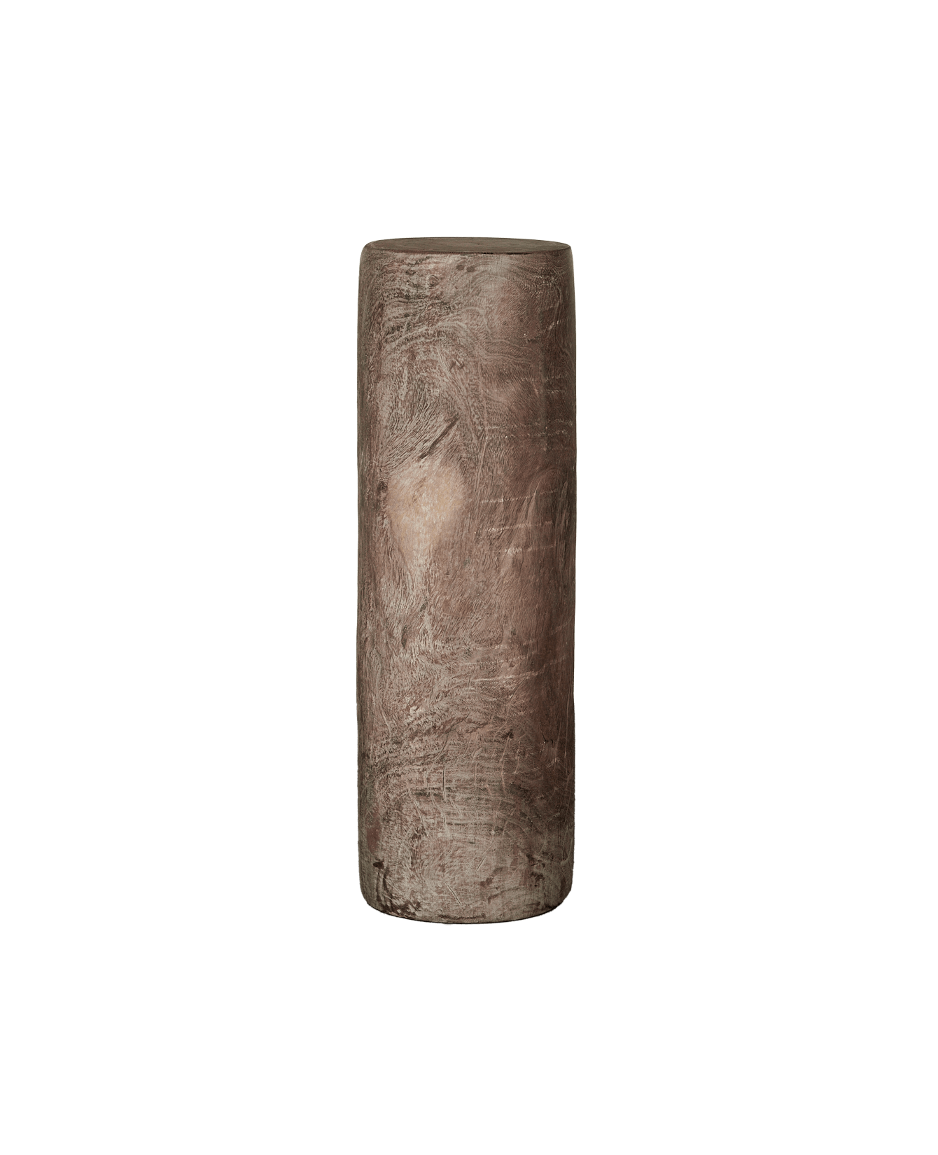 Vintage Wood Pedestal - Round from India made of Wood