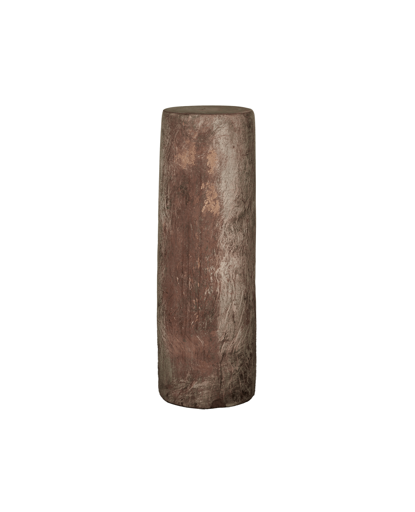 Vintage Wood Pedestal - Round from India made of Wood