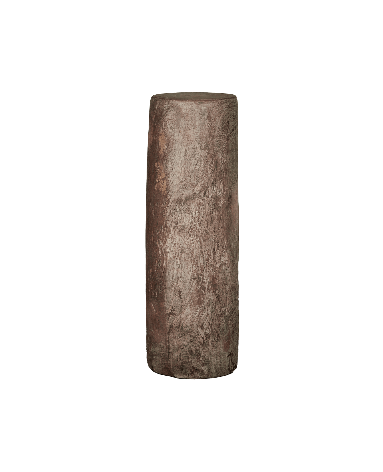 Vintage Wood Pedestal - Round from India made of Wood