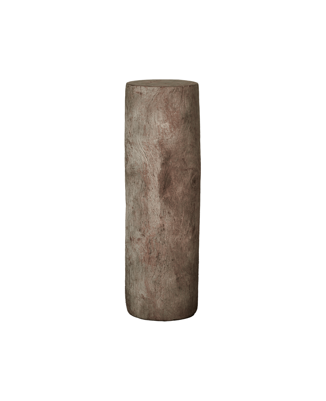 Vintage Wood Pedestal - Round from India made of Wood