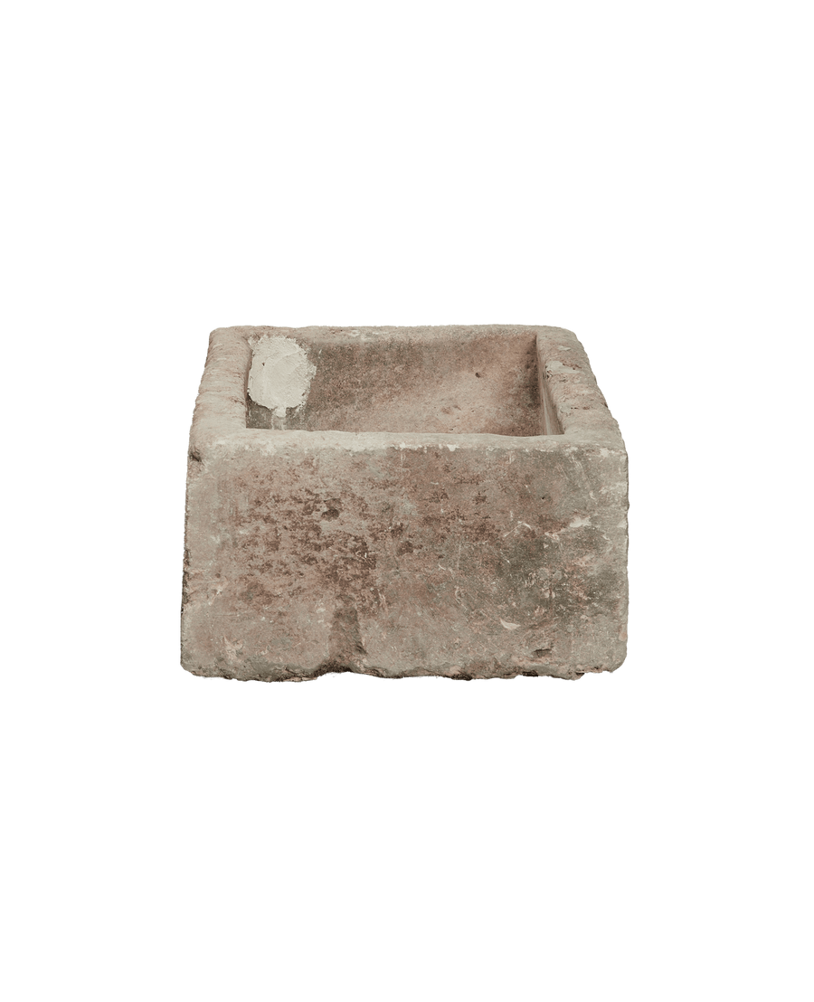 Vintage Limestone Trough - Rectangle from Indonesia - Planters, Fountains, & Water Features