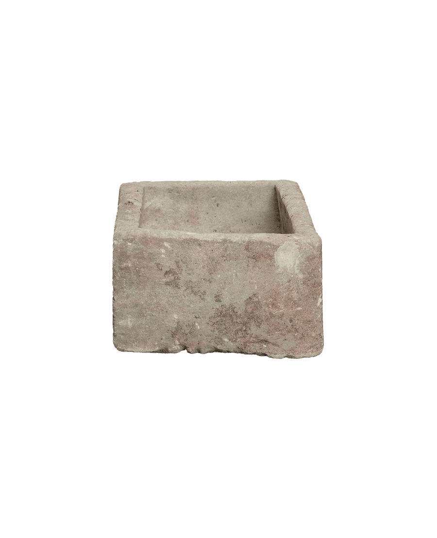 Vintage Limestone Trough - Rectangle from Indonesia - Planters, Fountains, & Water Features