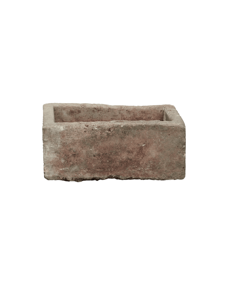 Vintage Limestone Trough - Rectangle from Indonesia - Planters, Fountains, & Water Features