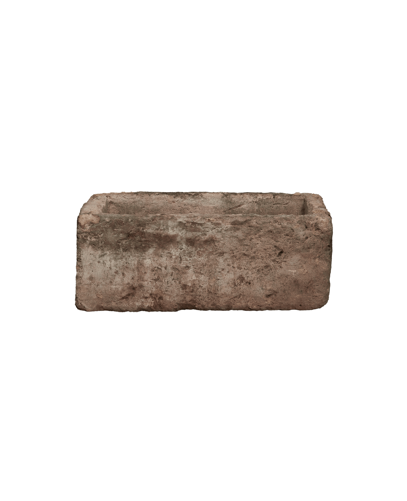 Vintage Limestone Trough - Rectangle from Indonesia - Planters, Fountains, & Water Features