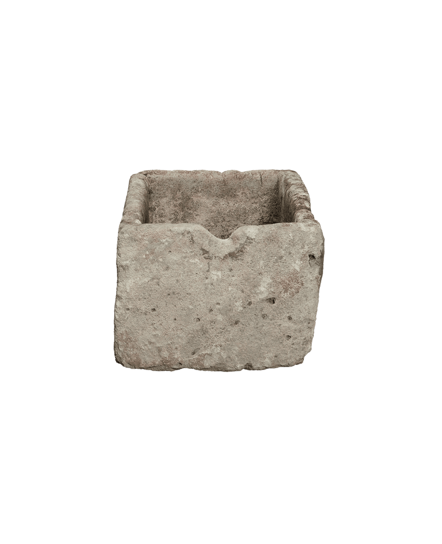 Vintage Limestone Trough - Rectangle from Indonesia - Planters, Fountains, & Water Features