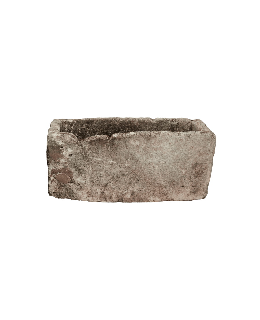 Vintage Limestone Trough - Rectangle from Indonesia - Planters, Fountains, & Water Features