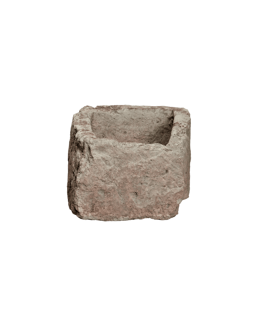 Vintage Limestone Trough - Rectangle from Indonesia - Planters, Fountains, & Water Features