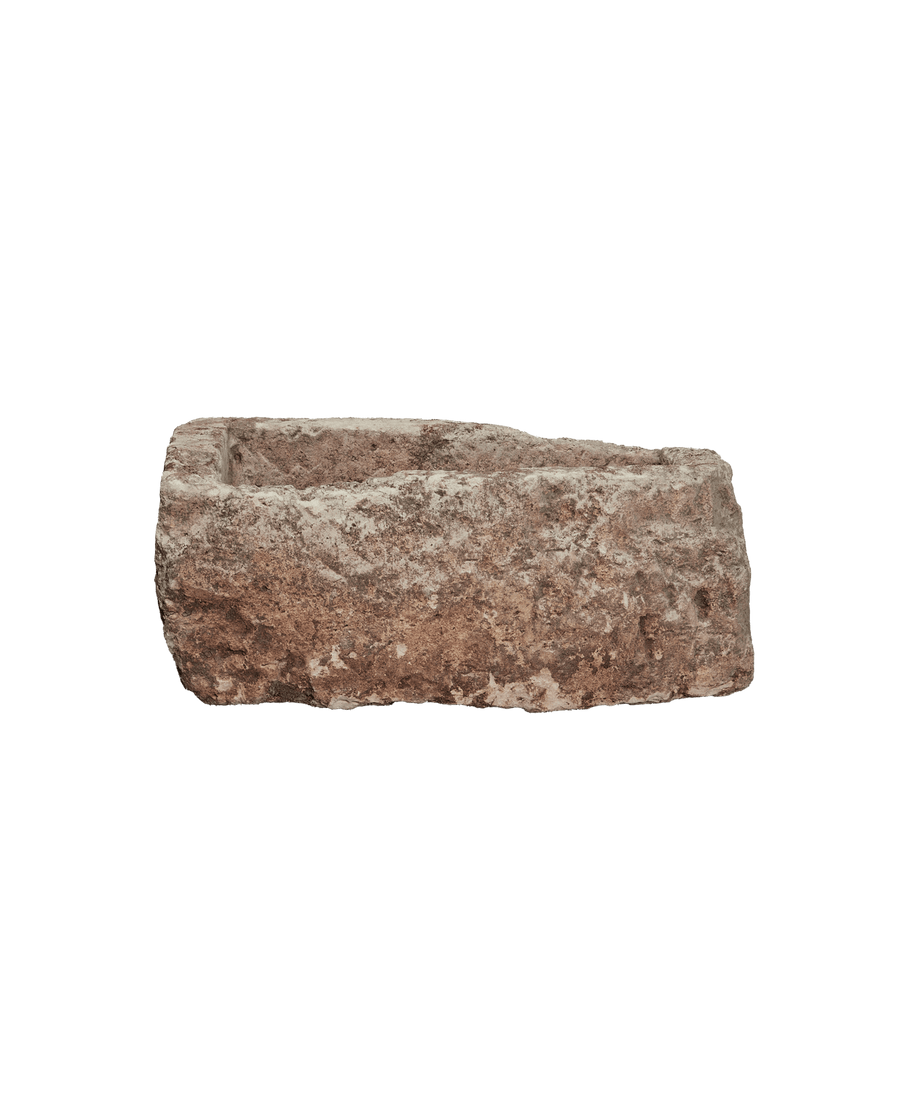 Vintage Limestone Trough - Rectangle from Indonesia - Planters, Fountains, & Water Features