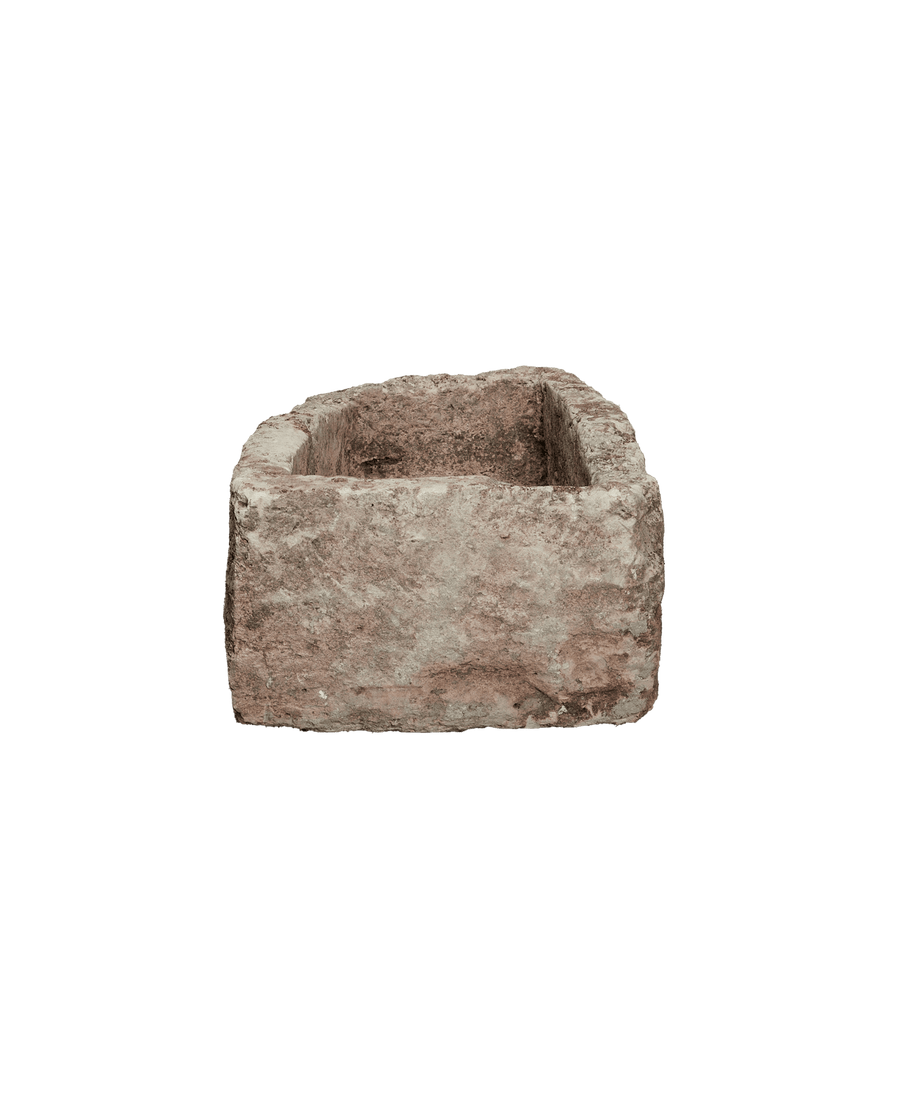 Vintage Limestone Trough - Rectangle from Indonesia - Planters, Fountains, & Water Features