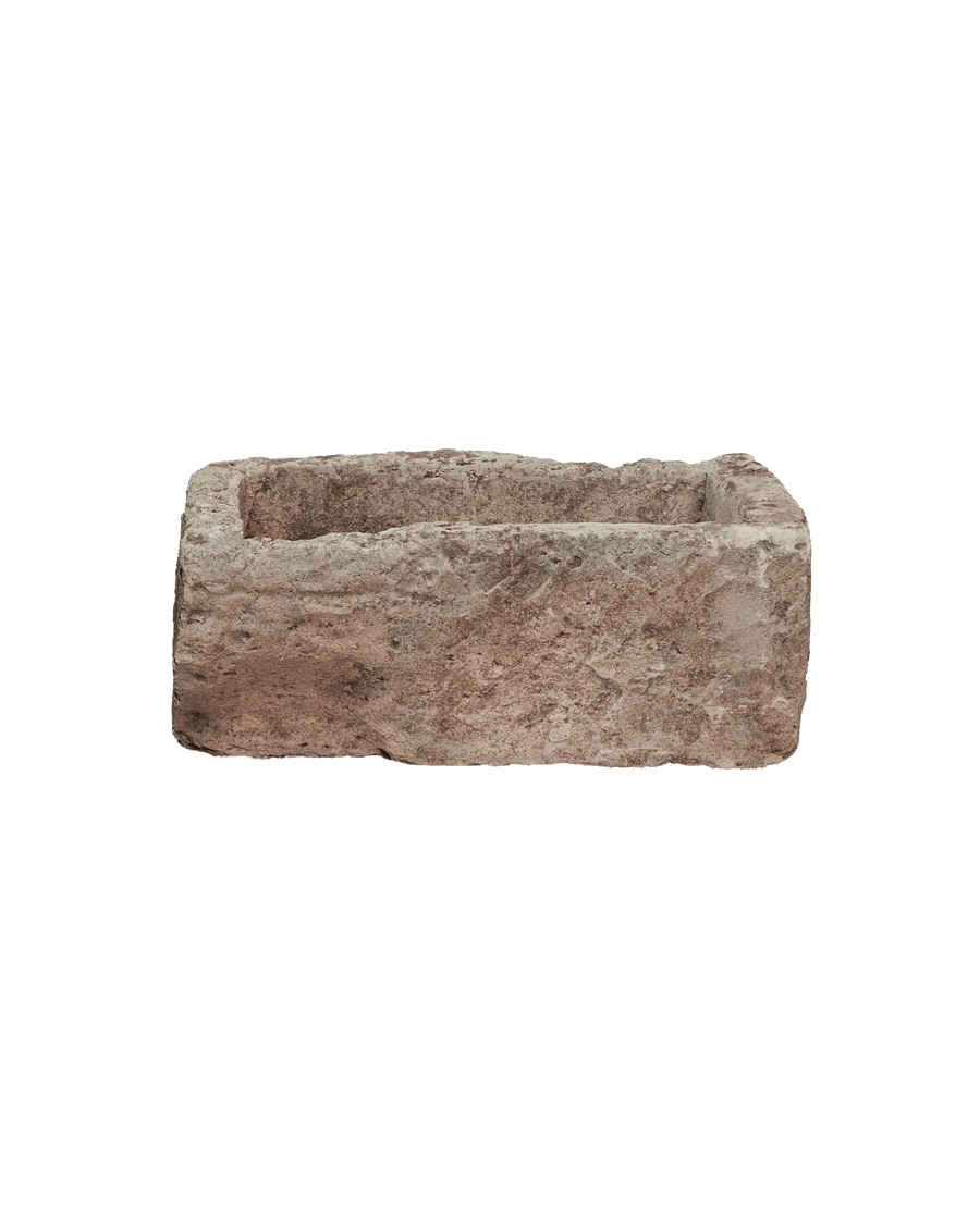 Vintage Limestone Trough - Rectangle from Indonesia - Planters, Fountains, & Water Features