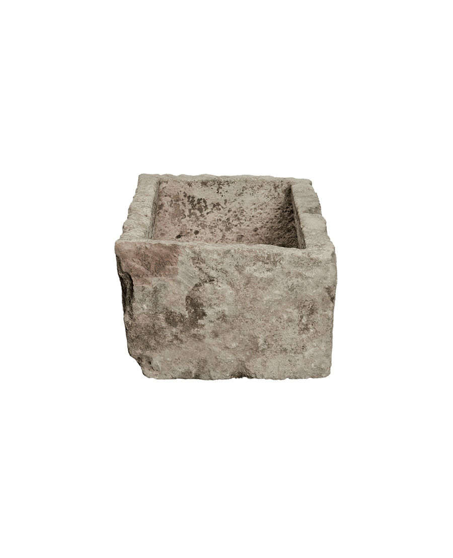 Vintage Limestone Trough - Rectangle from Indonesia - Planters, Fountains, & Water Features