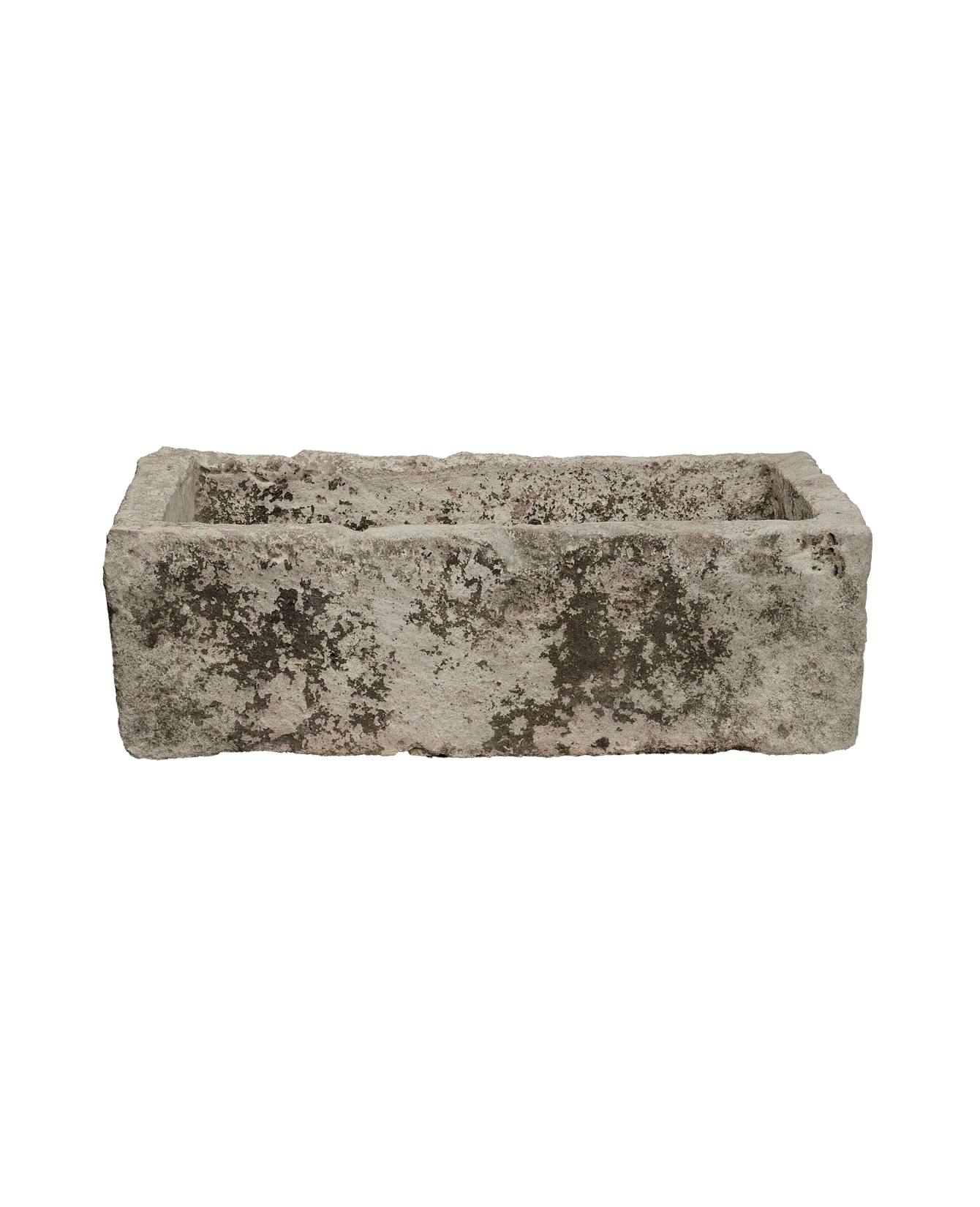 Vintage Limestone Trough - Rectangle from Indonesia - Planters, Fountains, & Water Features