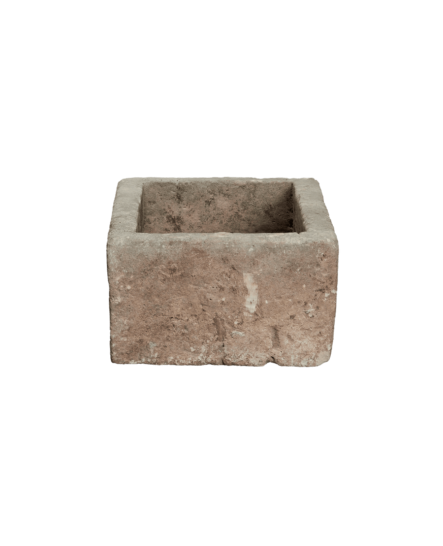 Vintage Limestone Trough - Rectangle from Indonesia - Planters, Fountains, & Water Features