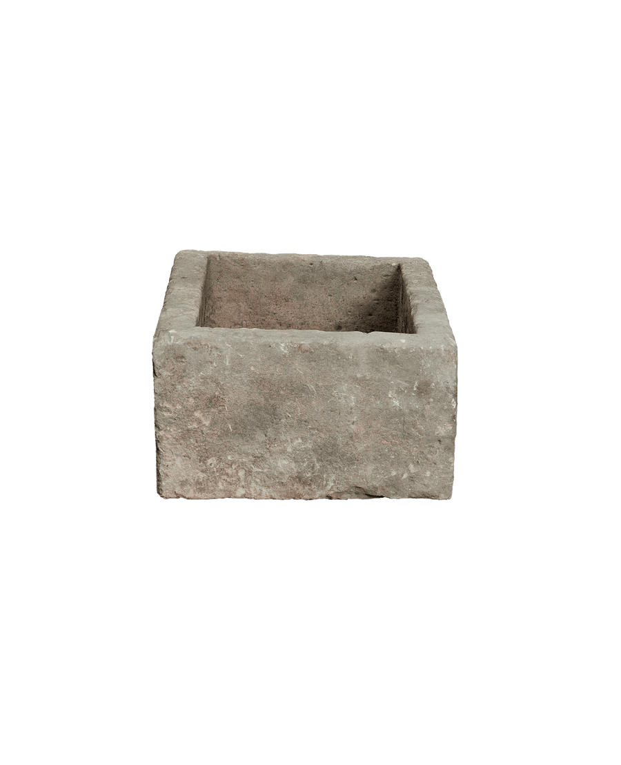 Vintage Limestone Trough - Rectangle from Indonesia - Planters, Fountains, & Water Features