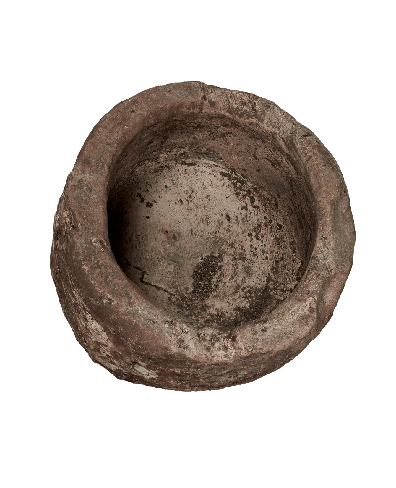 Vintage Limestone Trough - Round from Indonesia - Planters, Fountains, & Water Features