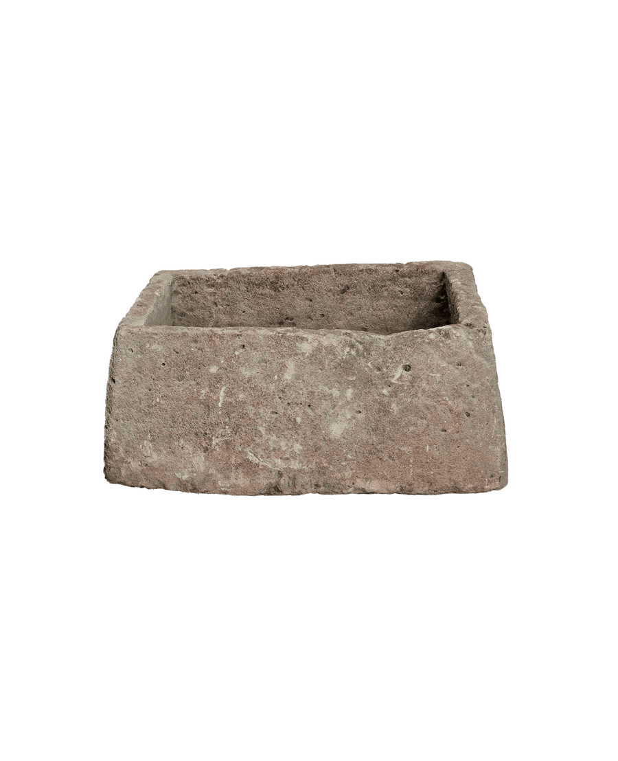 Vintage Limestone Trough - Rectangle from Indonesia - Planters, Fountains, & Water Features