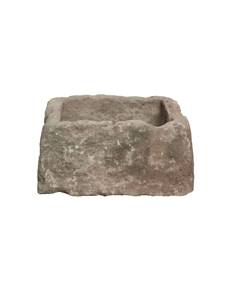 Vintage Limestone Trough - Rectangle from Indonesia - Planters, Fountains, & Water Features