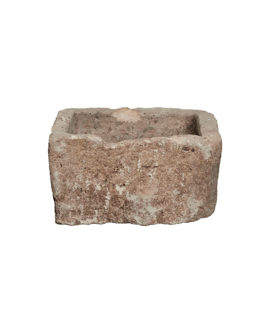 Vintage Limestone Trough - Rectangle from Indonesia - Planters, Fountains, & Water Features