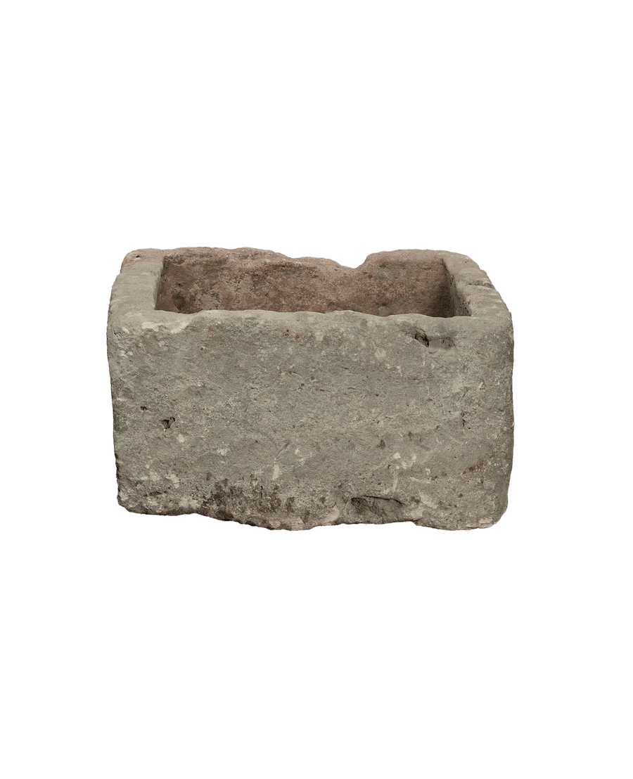 Vintage Limestone Trough - Rectangle from Indonesia - Planters, Fountains, & Water Features