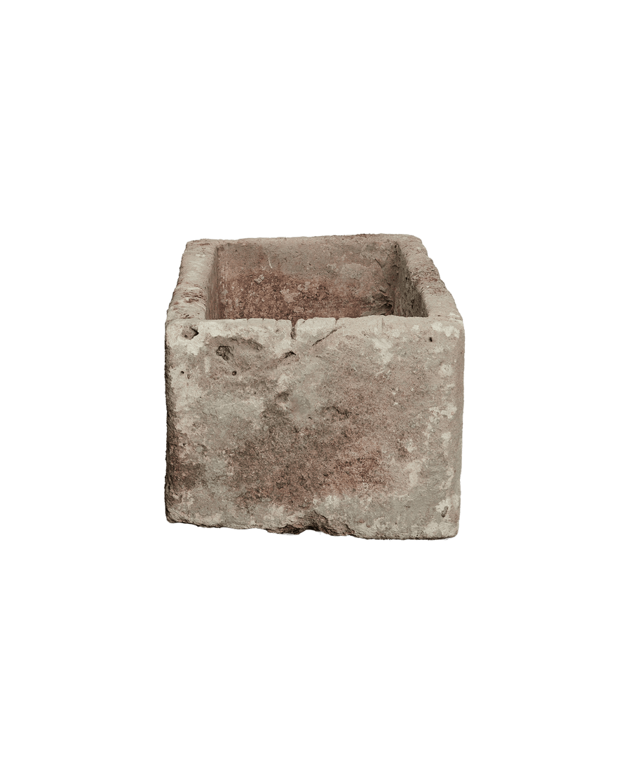 Vintage Limestone Trough - Rectangle from Indonesia - Planters, Fountains, & Water Features