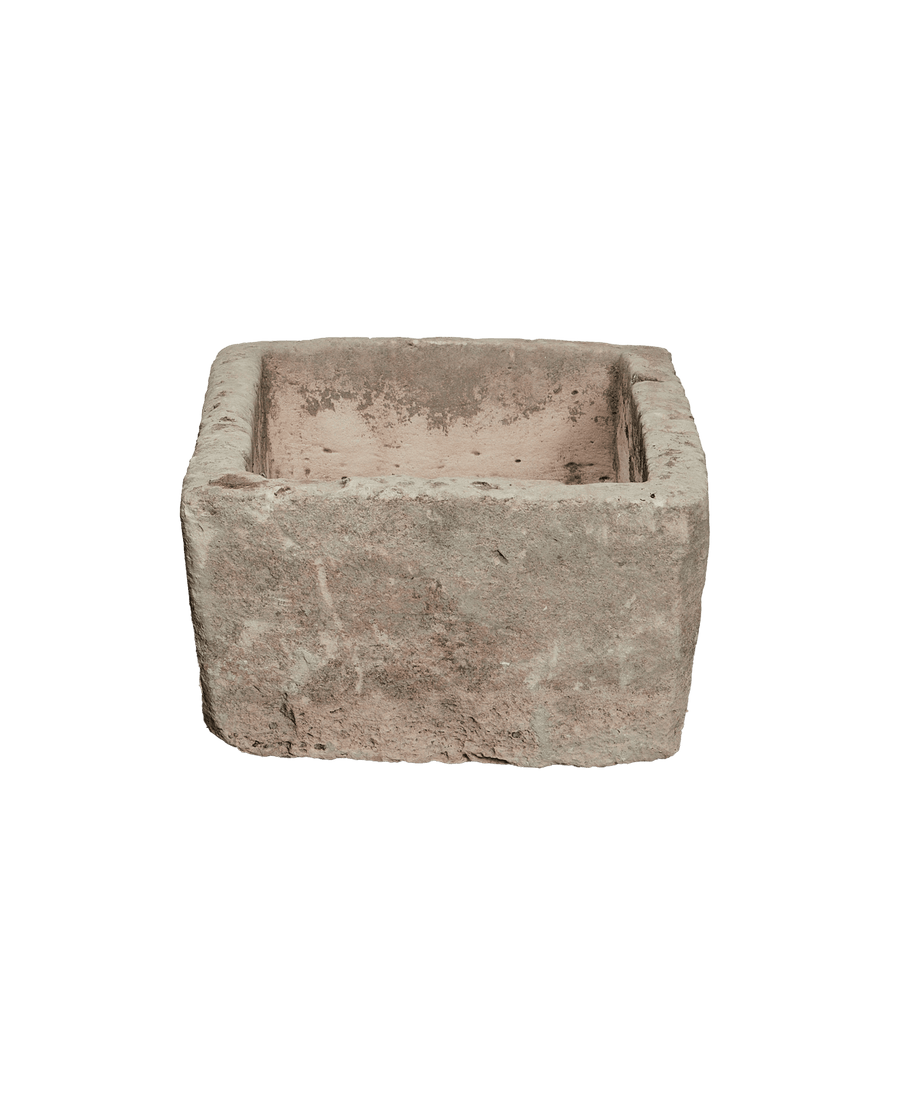 Vintage Limestone Trough - Rectangle from Indonesia - Planters, Fountains, & Water Features