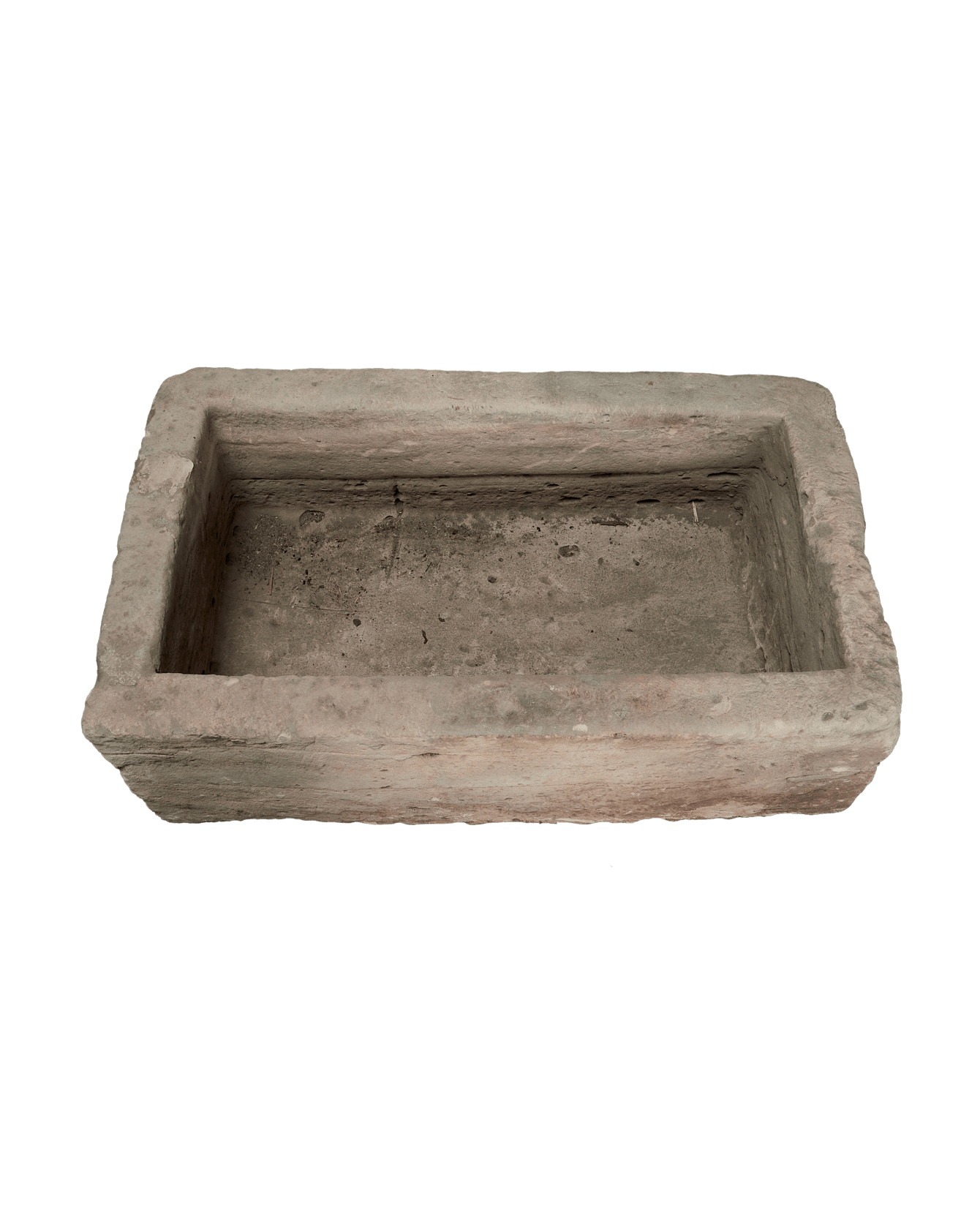 Vintage Limestone Trough - Rectangle from Indonesia - Planters, Fountains, & Water Features
