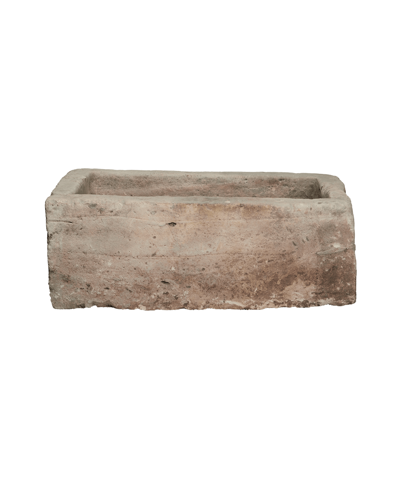 Vintage Limestone Trough - Rectangle from Indonesia - Planters, Fountains, & Water Features