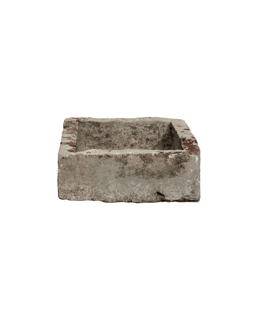 Vintage Limestone Trough - Rectangle from Indonesia - Planters, Fountains, & Water Features