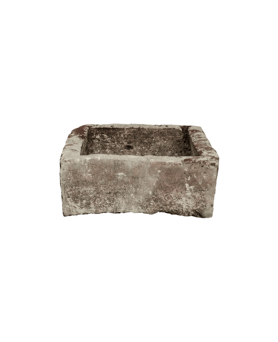 Vintage Limestone Trough - Rectangle from Indonesia - Planters, Fountains, & Water Features